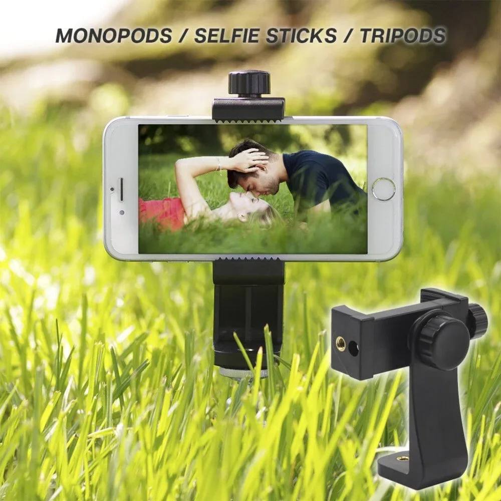Cell Phone Holder Mounting Adapter for Tripods or Stands - Posh Show Accessory